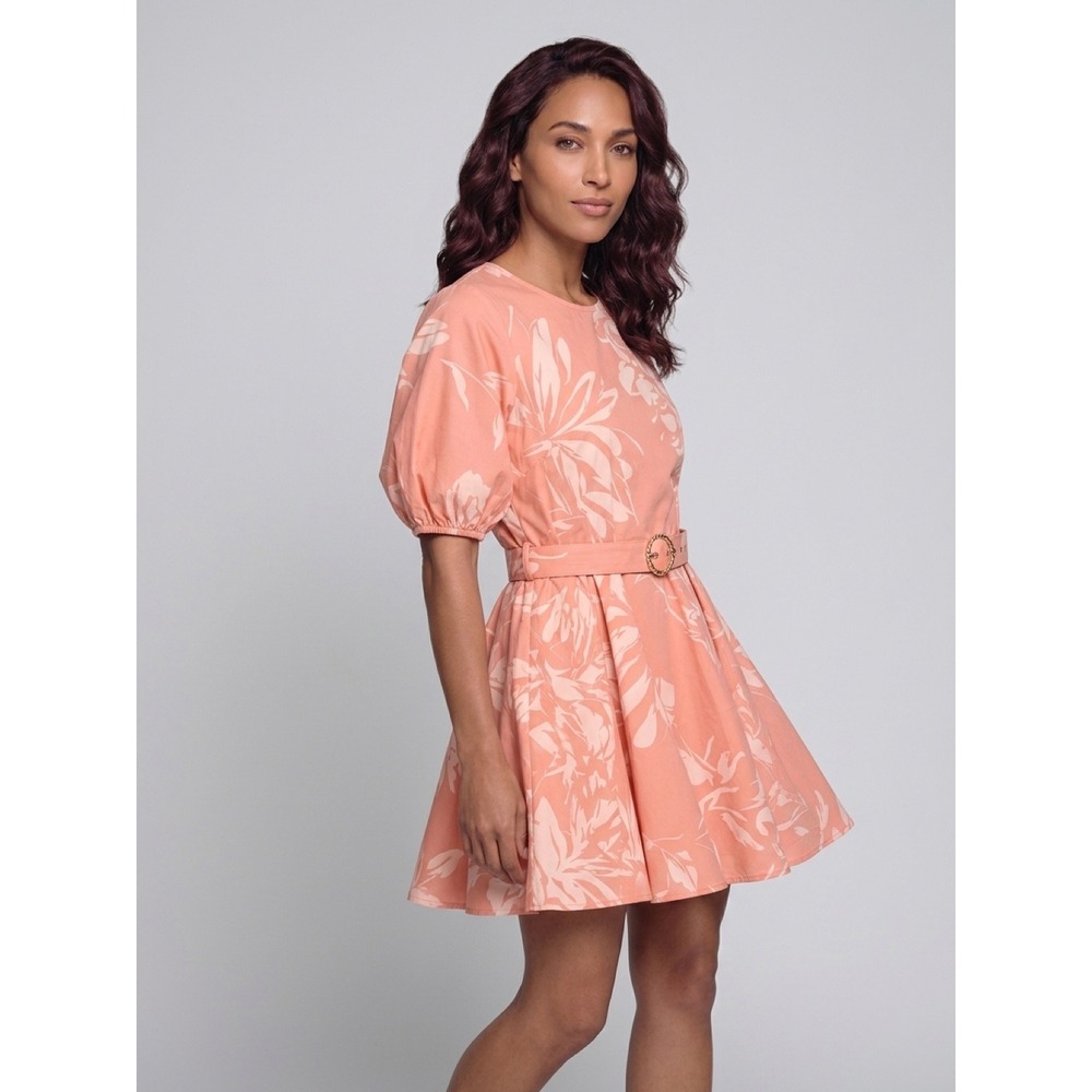 NWT Prosperina Mums The Word Dress in Pink / Size M / Sold at Saks for $198 - Picture 3 of 4